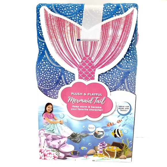 Jay Franco & Sons Other - Plush & Playful Mermaid Tail Throw Blanket NWT!
